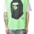 SAINT Mxxxxxx × A BATHING APE® BAPE_SS TEE/HANDPRINT/WHT+GRN / WHT X GRN
