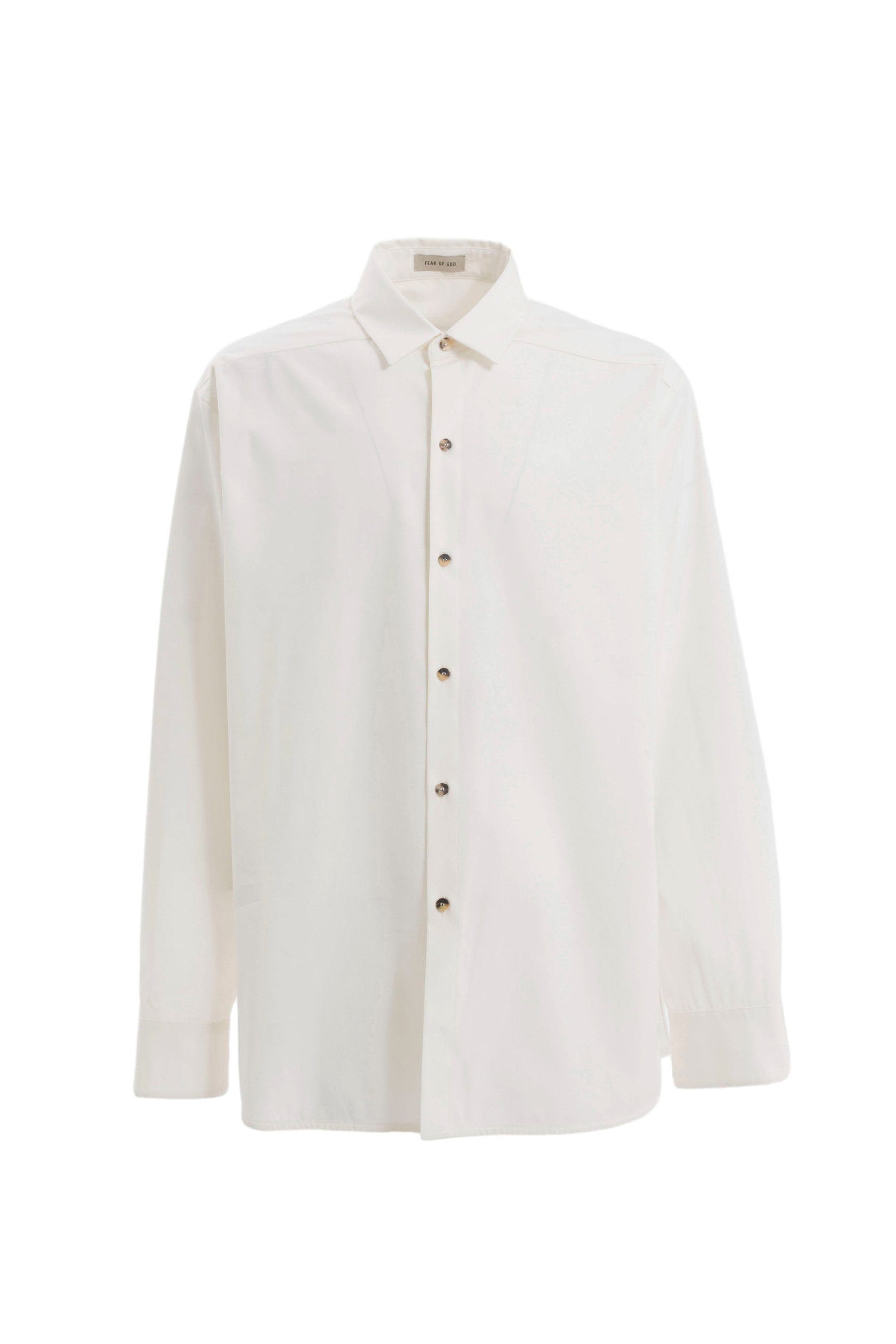 Fear of God FW22 ETERNAL BUTTON FRONT SHIRT / CREAM - NUBIAN