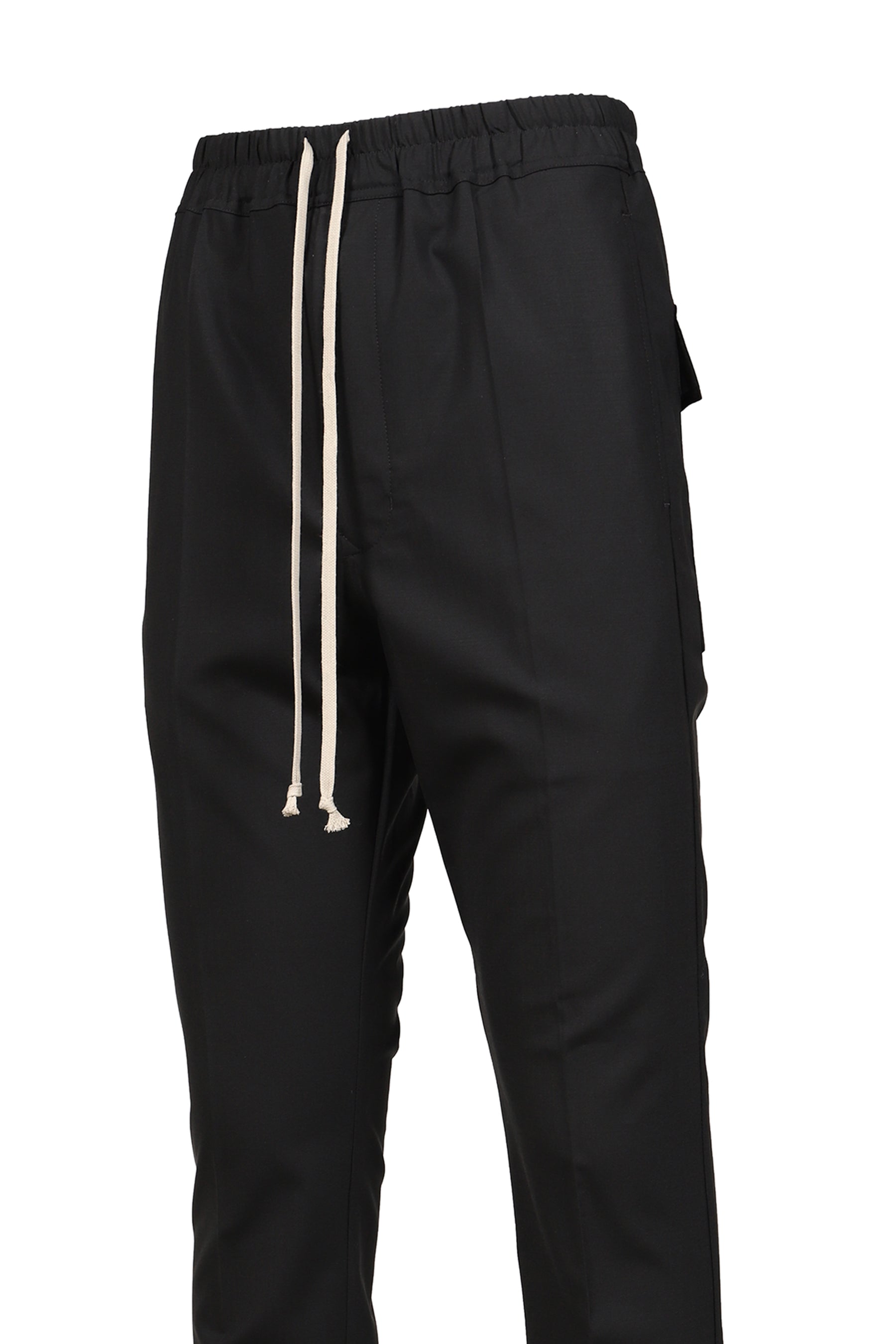 DRAWSTRING SLIM LONG / BLK