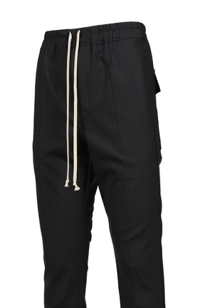 DRAWSTRING SLIM LONG / BLK