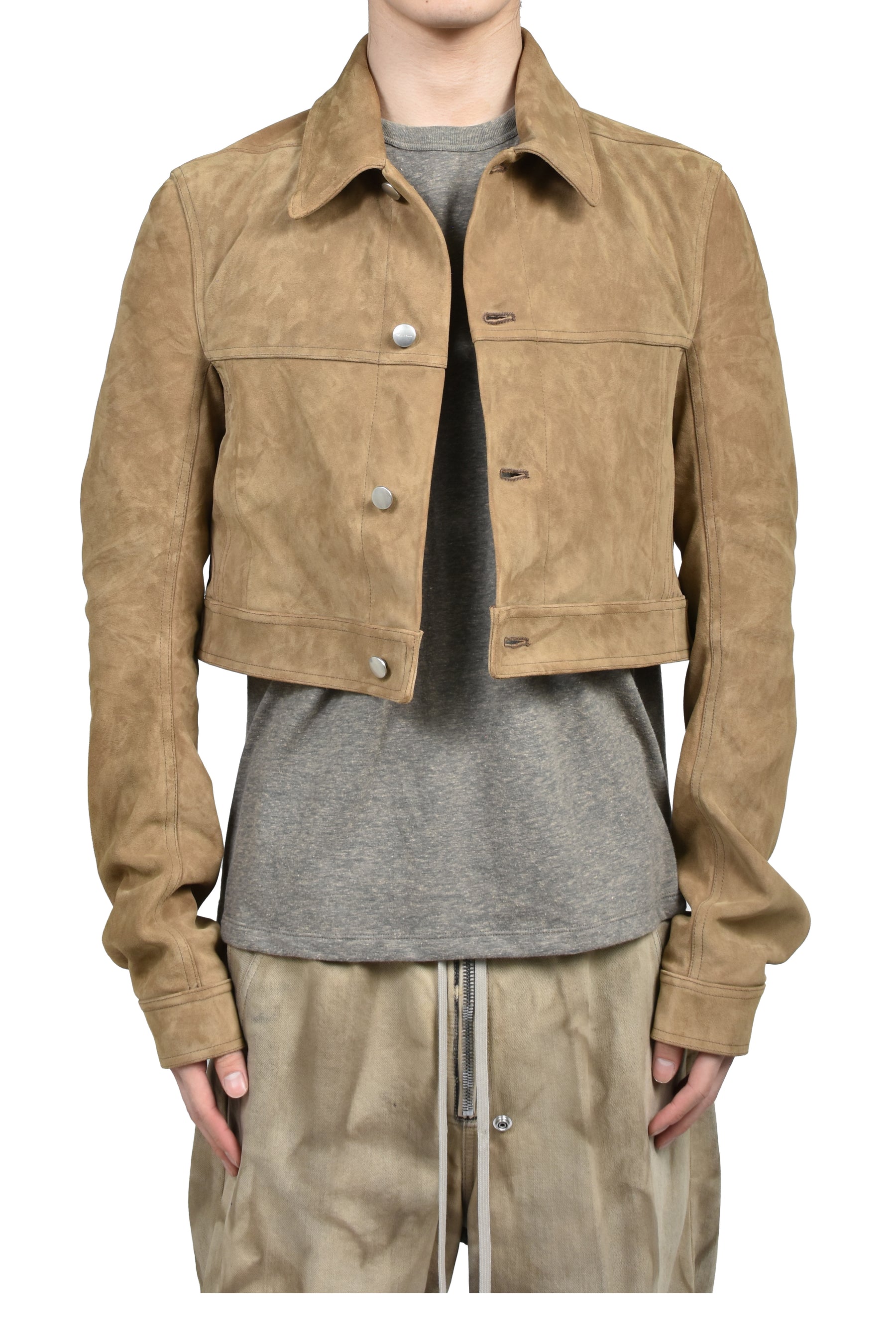 Rick Owens リック オウエンス SS26 CROPPED WORKER / SUMI BRW
