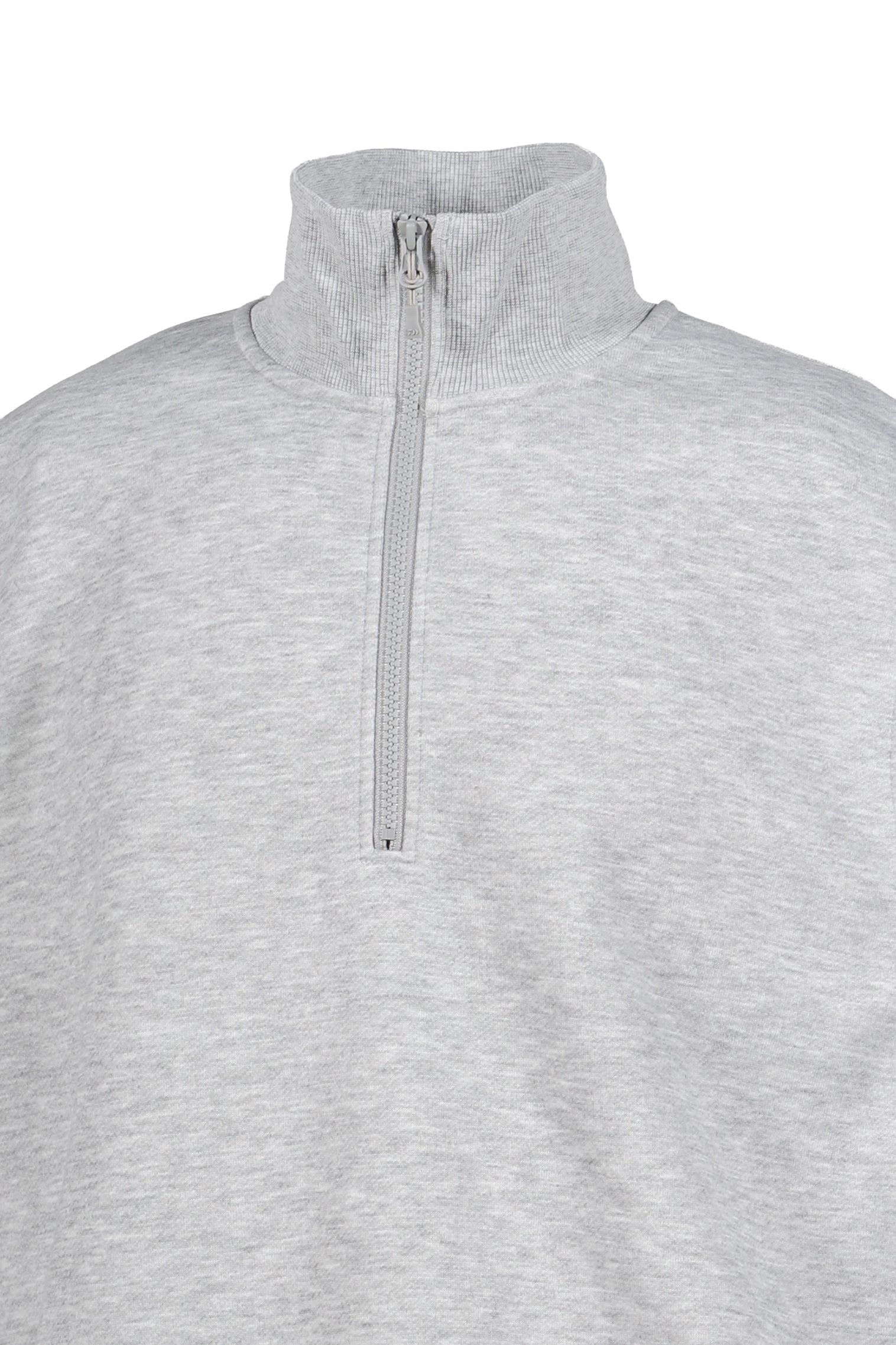 TECH SWEAT ZIP VEST PULLOVER / HEATHER GRY