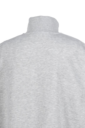 TECH SWEAT ZIP VEST PULLOVER / HEATHER GRY