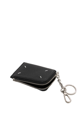 Maison Margiela FW23 WALLET ZIP AROUND HOOK AND KR / BLK -NUBIAN