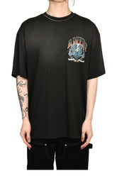 CRYSTAL AMIRI HOLLYWOOD OS TEE / BLK