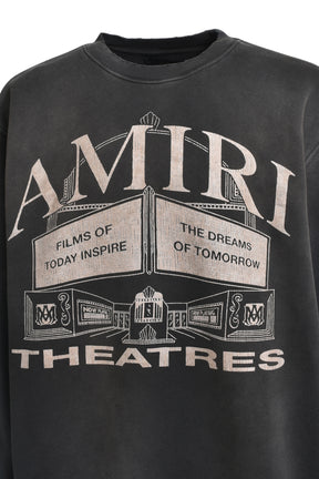 AMIRI THEATERS VINTAGE CREW / BLK