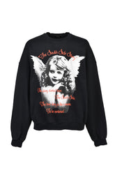 ANGEL CREW SWEAT / BLK