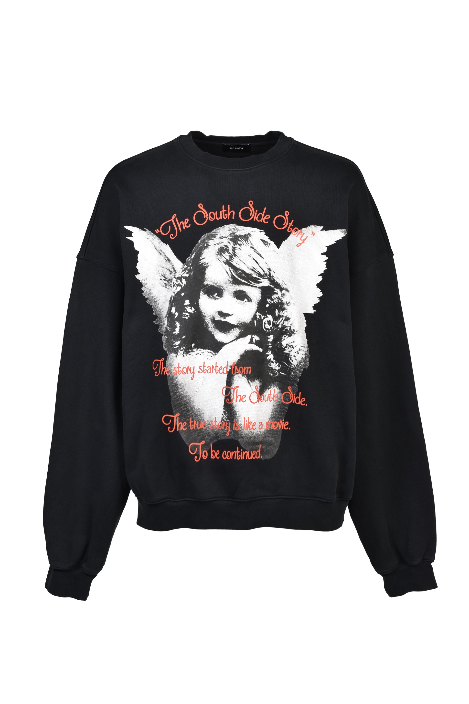 ANGEL CREW SWEAT / BLK