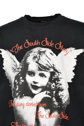 ANGEL CREW SWEAT / BLK