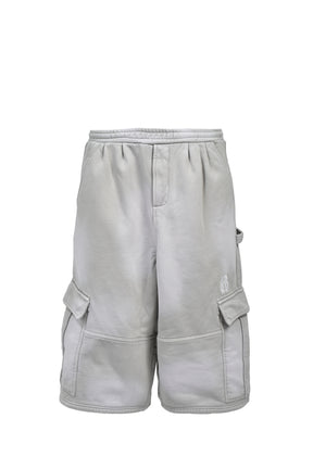 BH LOGO SWEAT CARGO SHORTS / GRY