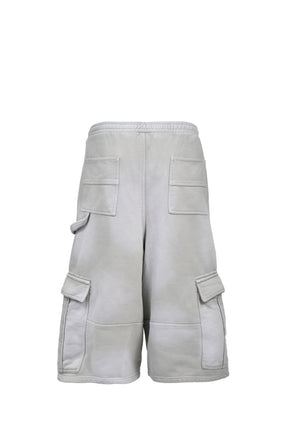 BH LOGO SWEAT CARGO SHORTS / GRY