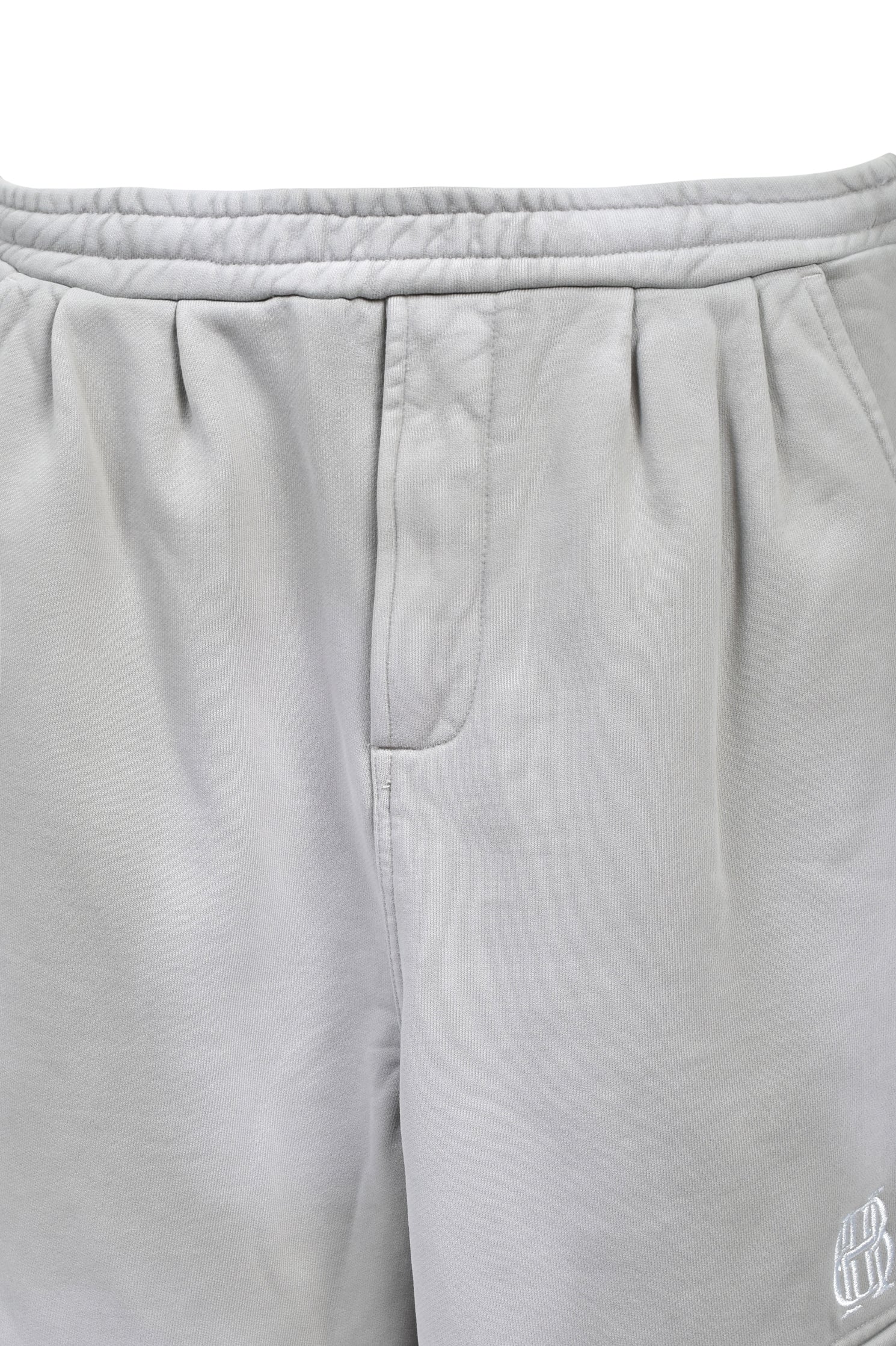 BH LOGO SWEAT CARGO SHORTS / GRY