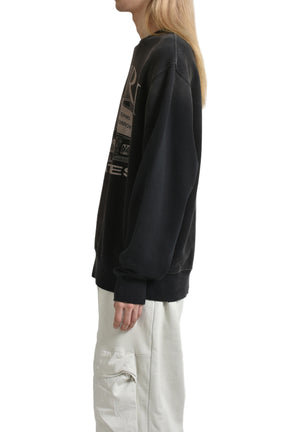 AMIRI THEATERS VINTAGE CREW / BLK