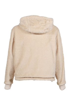 ZIP UP CARDIGAN / WHT