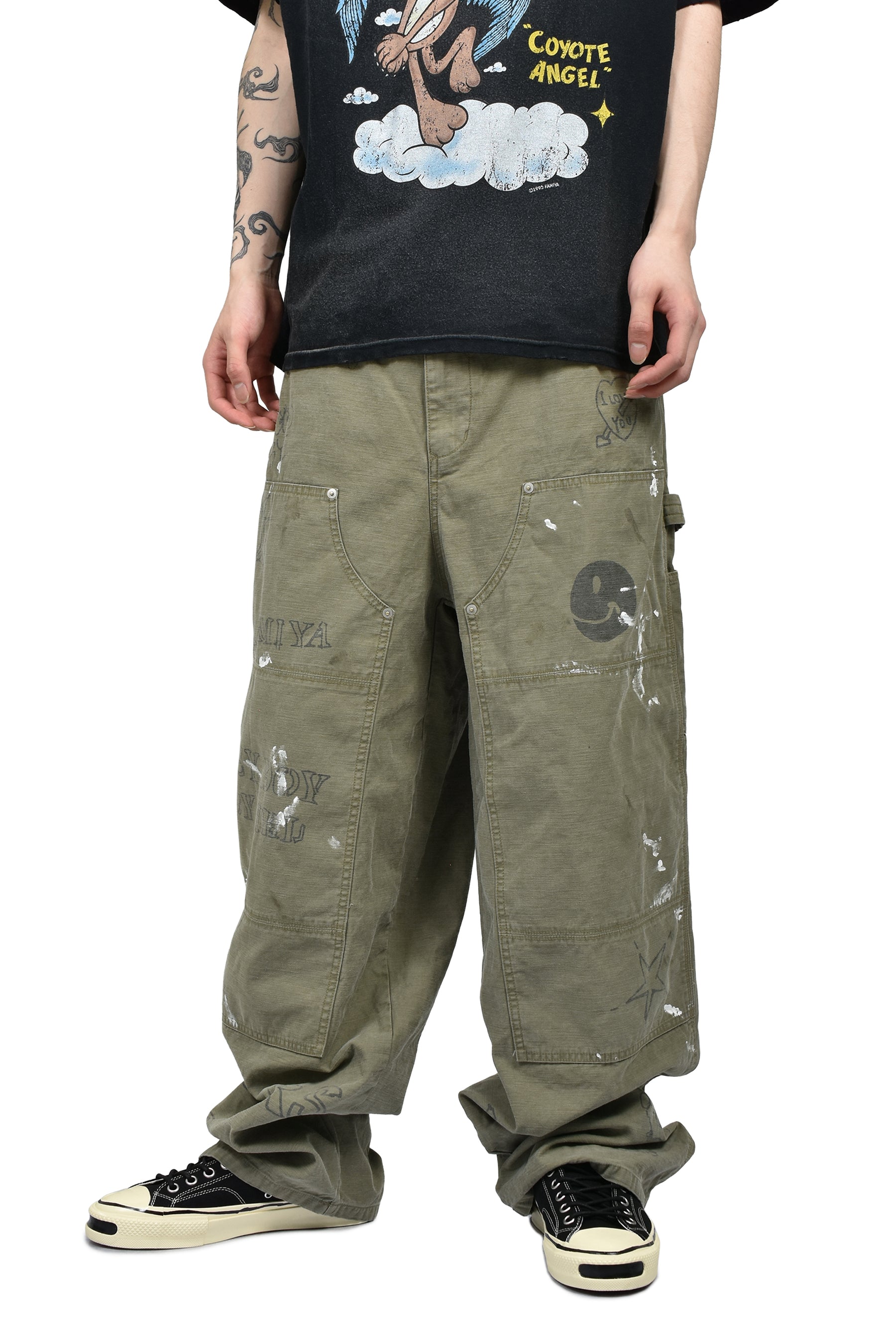 GRAFFITI PAINTER PANTS / KHA