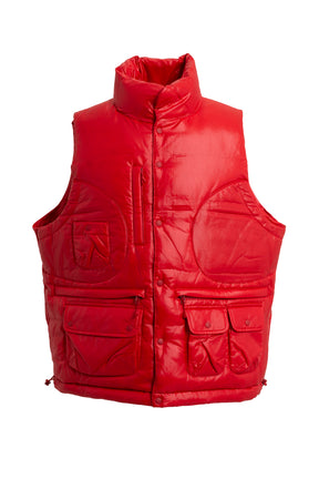 TECH CLIMBERS DOWN VEST / RED