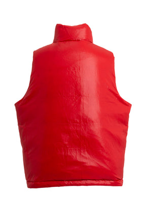 TECH CLIMBERS DOWN VEST / RED