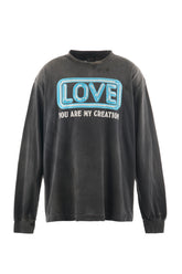 LS TEE/LOVE / BLK