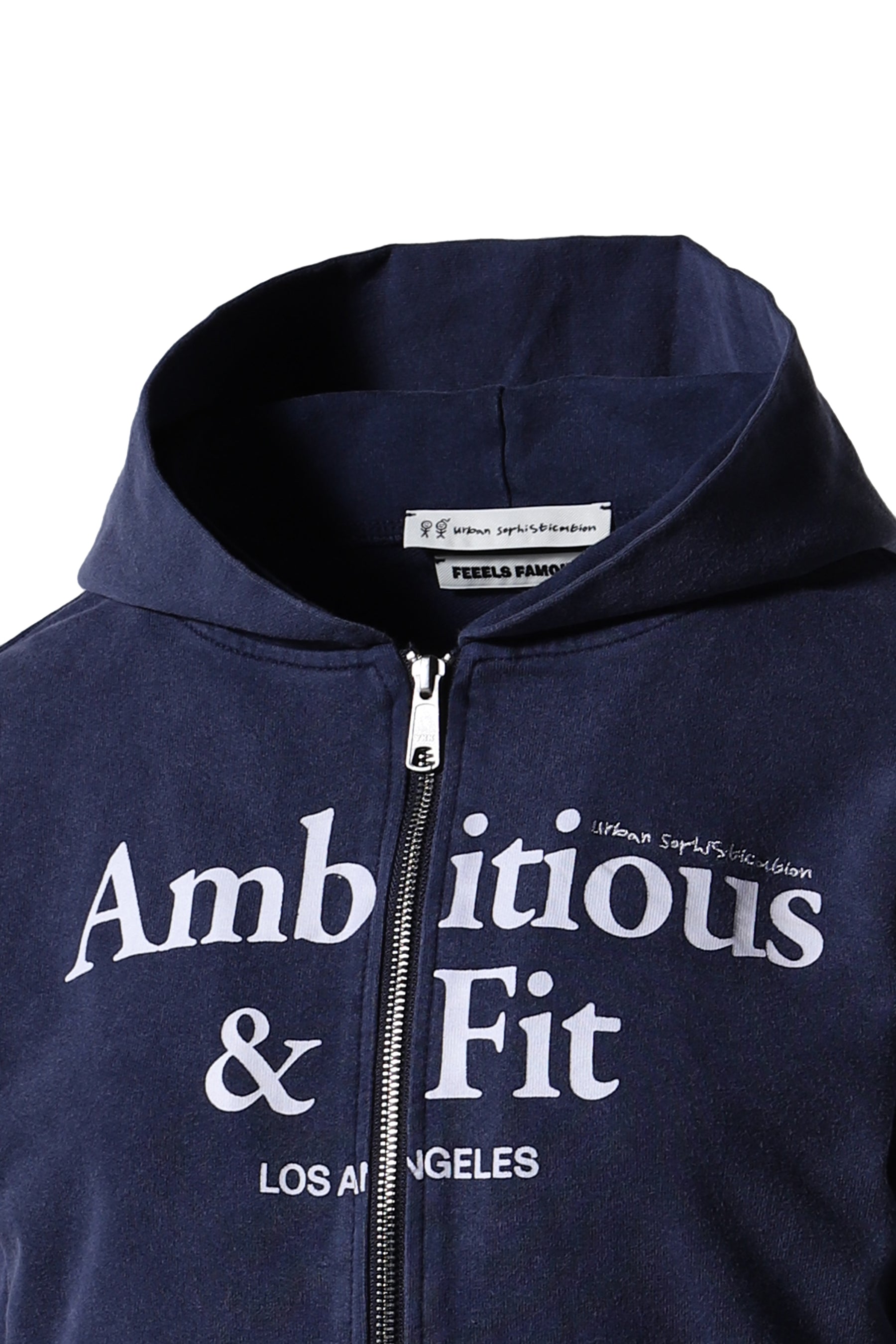 AMBITIOUS AND FIT HOODIE / NVY