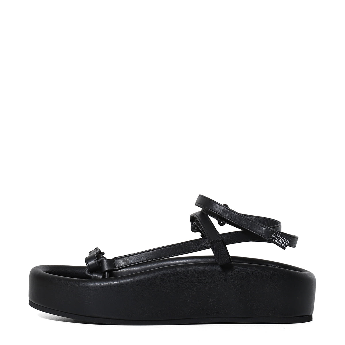 MM6 エムエムシックス SS24 SANDAL / BLK - NUBIAN