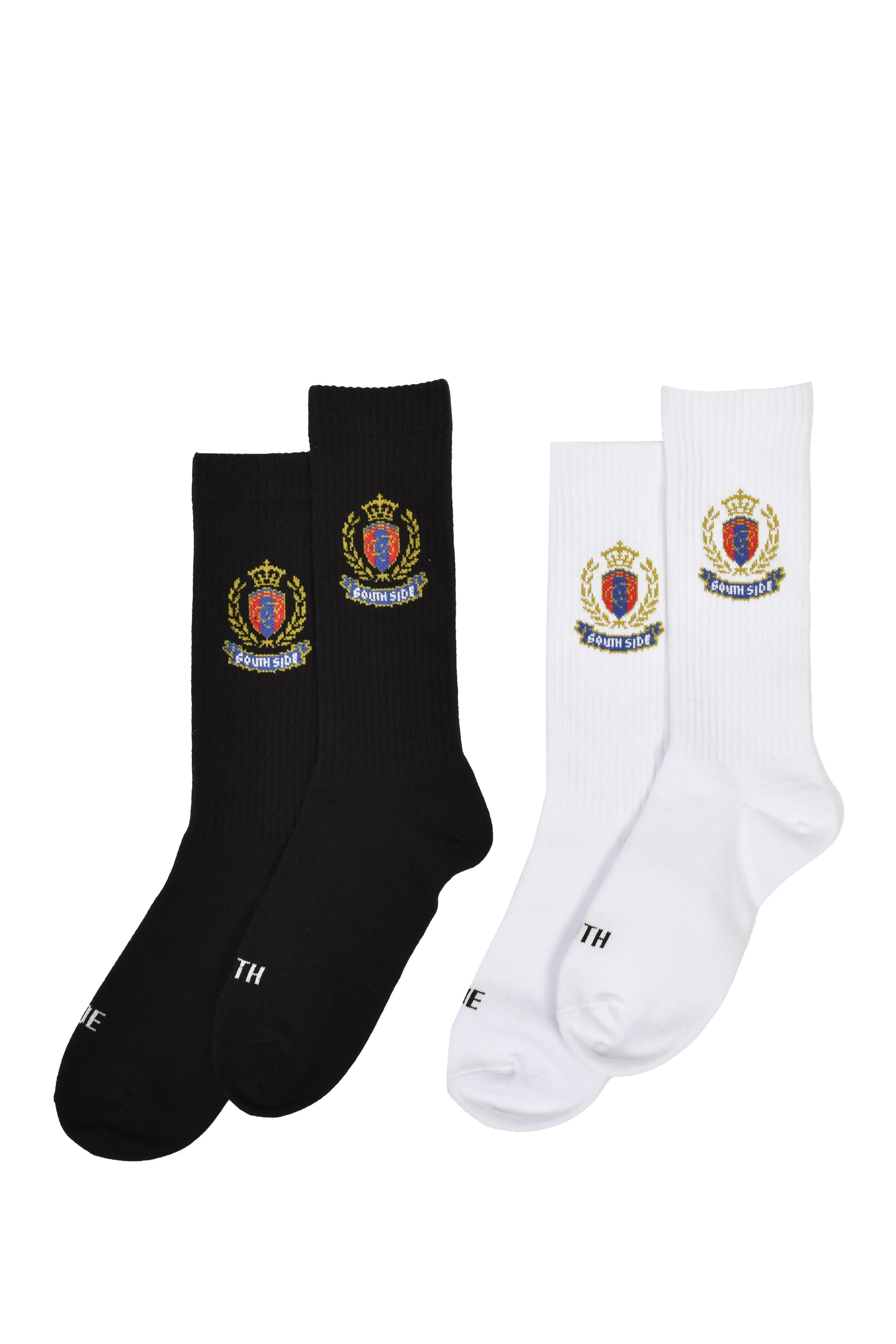 BREATH ブレス SS26 EMBLEM LOGO SOCKS 2PACK / BLK&WHT - NUBIAN ヌビアン
