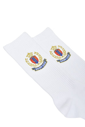 EMBLEM LOGO SOCKS 2PACK / BLK&WHT