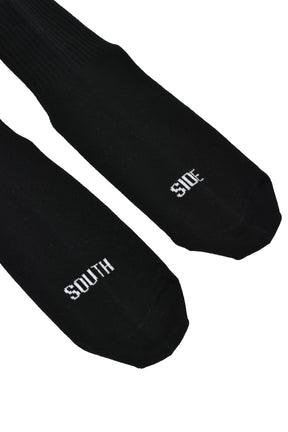 EMBLEM LOGO SOCKS 2PACK / BLK&WHT