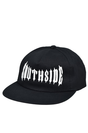 SOUTHSIDE CROSS 5 PANEL CAP / BLK