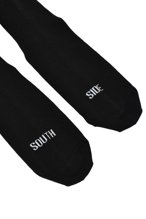 SOUTHSIDE CROSS SOCKS 2PACK / BLK&WHT