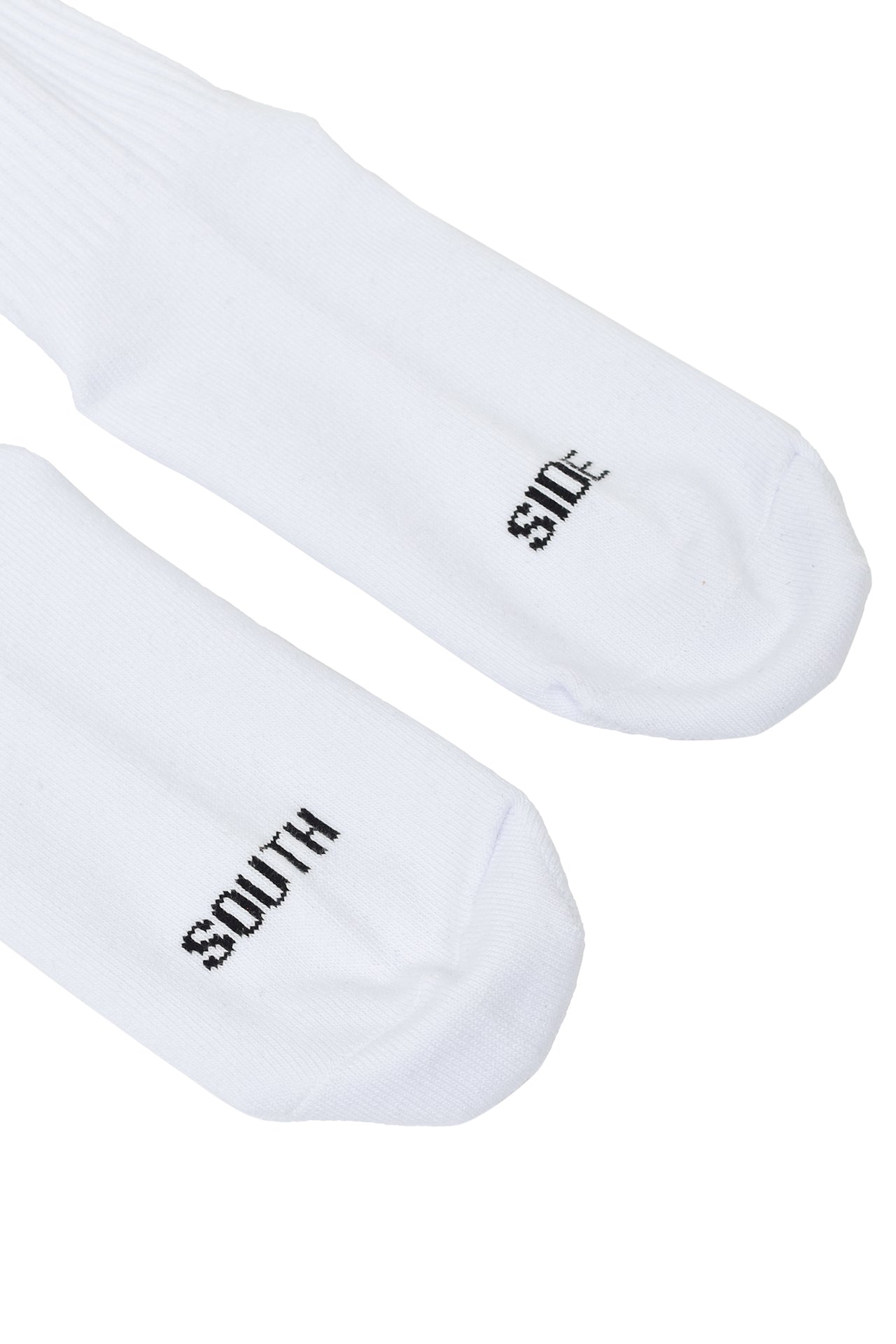 SOUTHSIDE CROSS SOCKS 2PACK / BLK&WHT