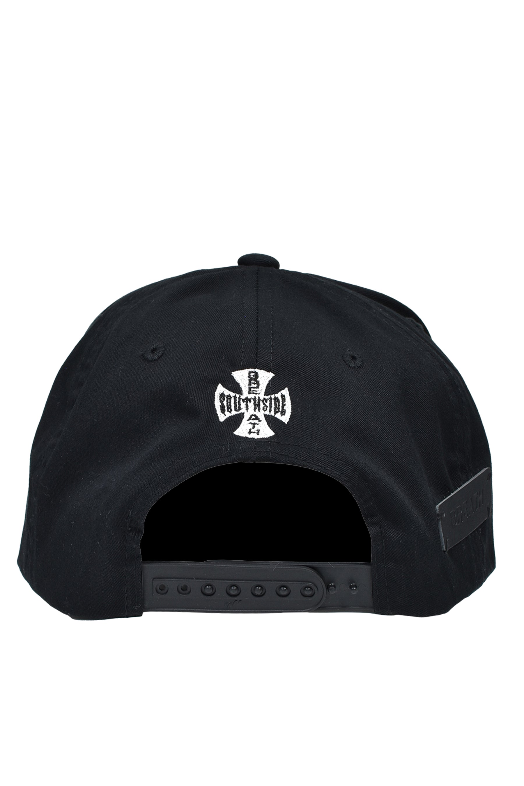 SOUTHSIDE CROSS 5 PANEL CAP / BLK