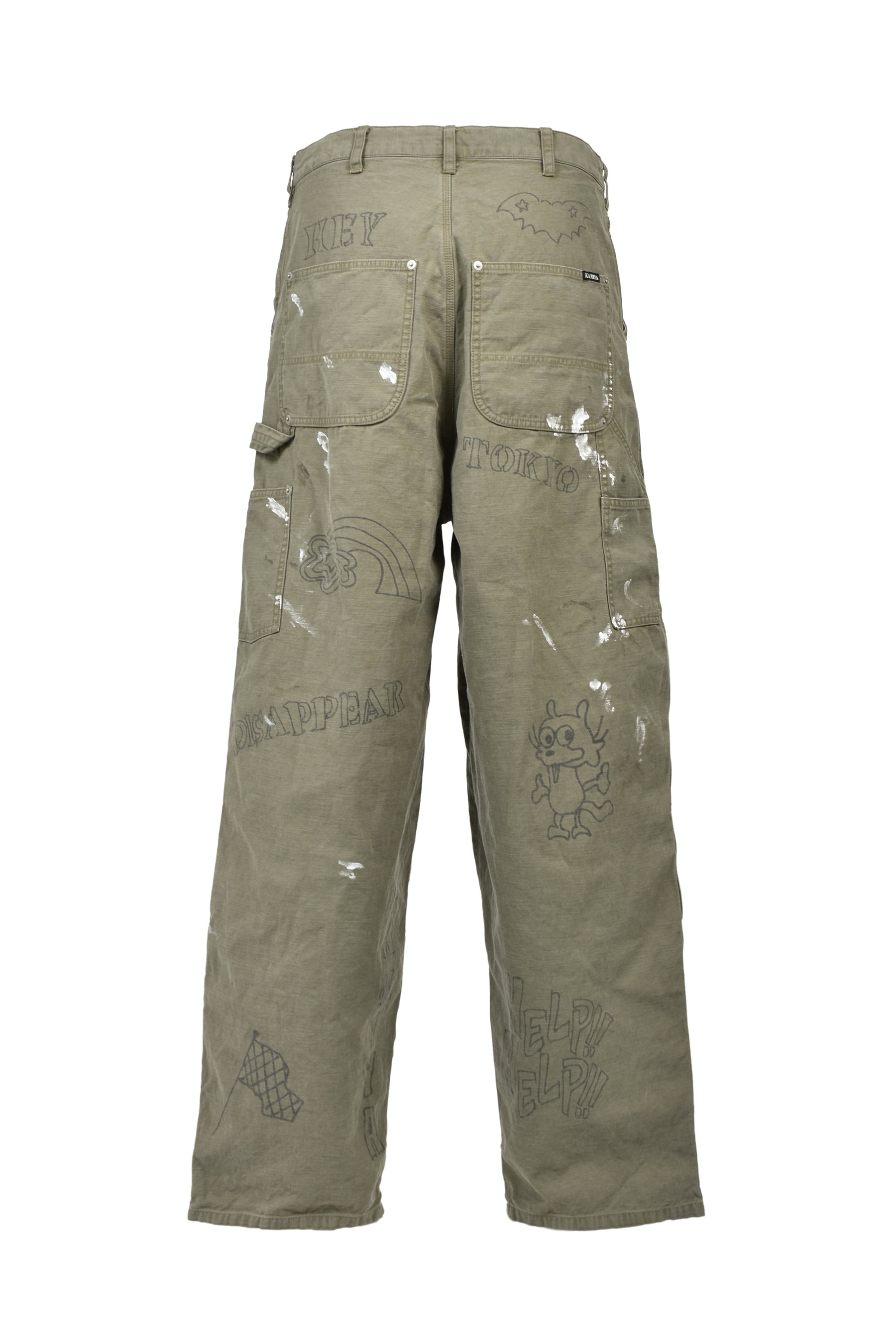 GRAFFITI PAINTER PANTS / KHA
