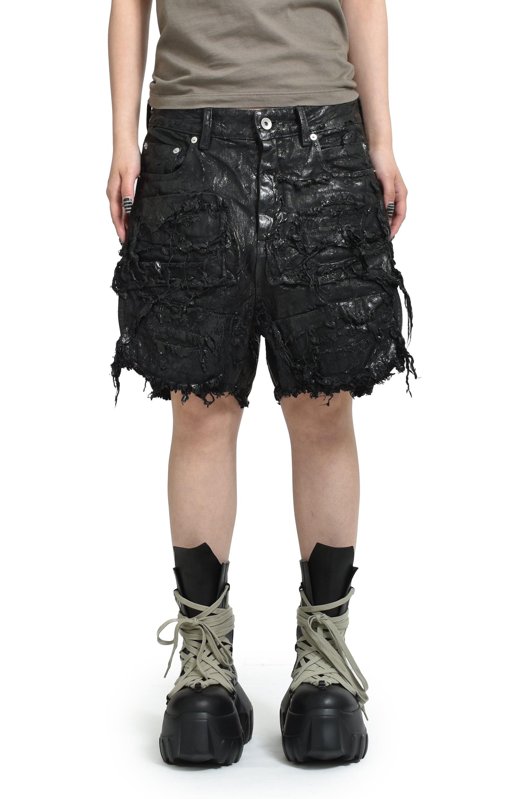 Rick Owens CUT OFFS / BLK