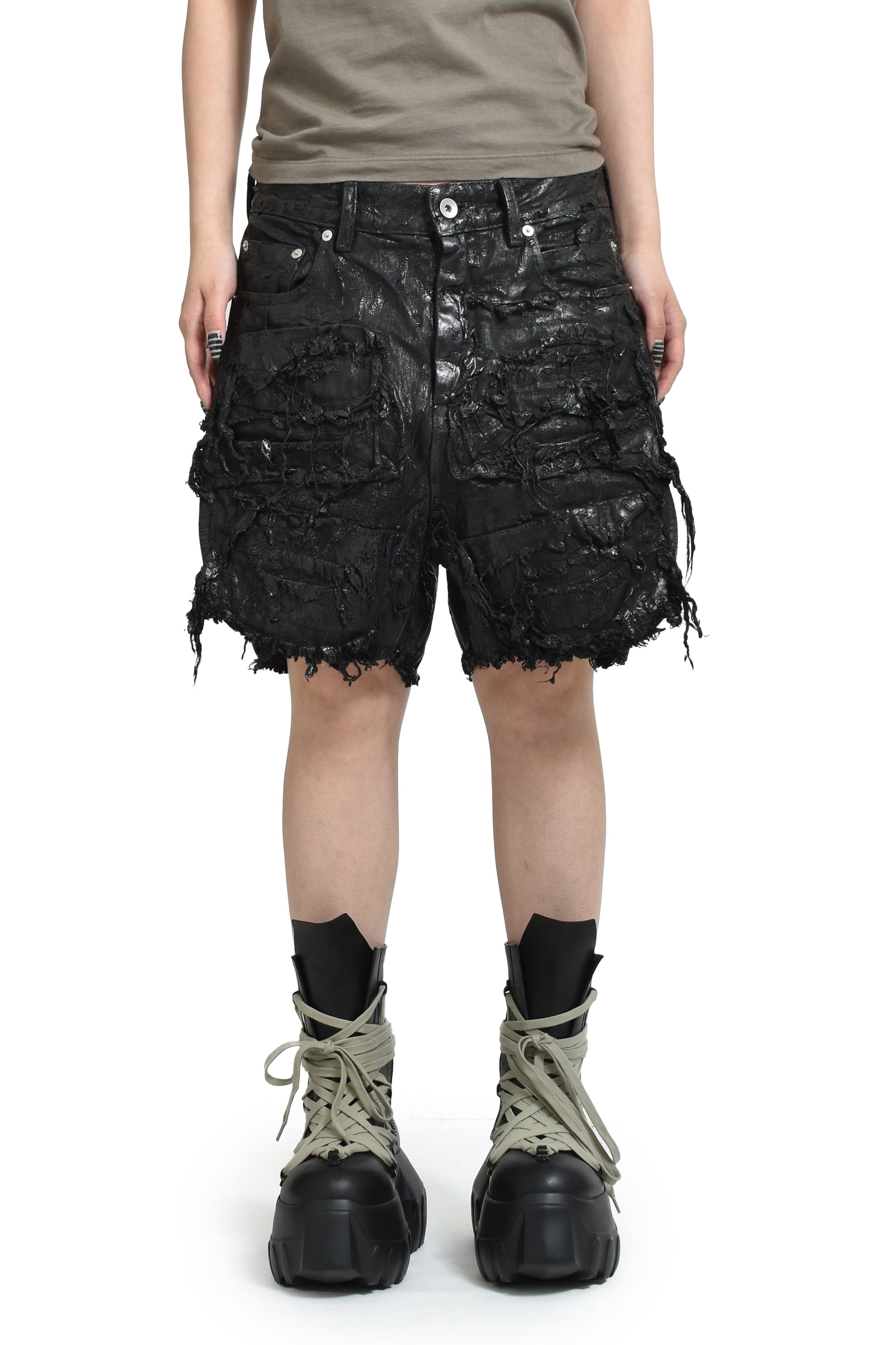 Rick Owens CUT OFFS / BLK