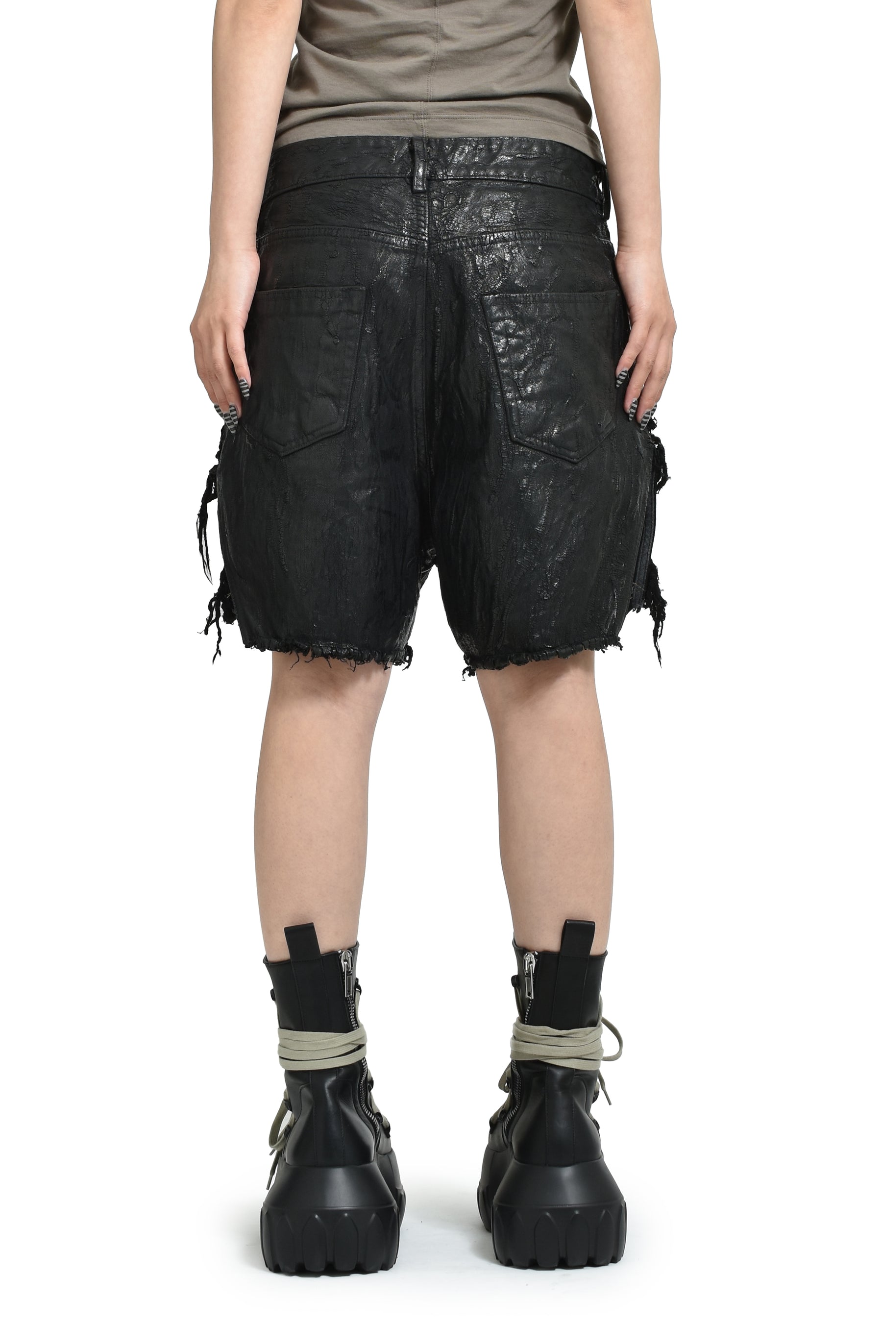Rick Owens CUT OFFS / BLK