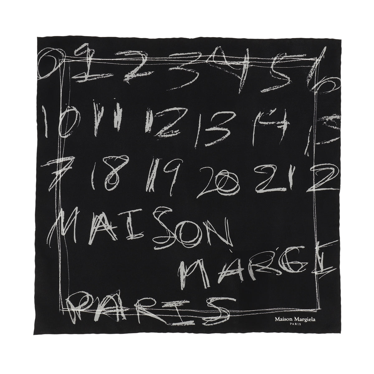 Maison Margiela メゾンマルジェラ SS26 FOULARD / BLK - NUBIAN ヌビアン