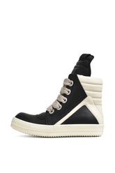 JUMBOLACE GEOBASKET / BLACK/MILK/MILK