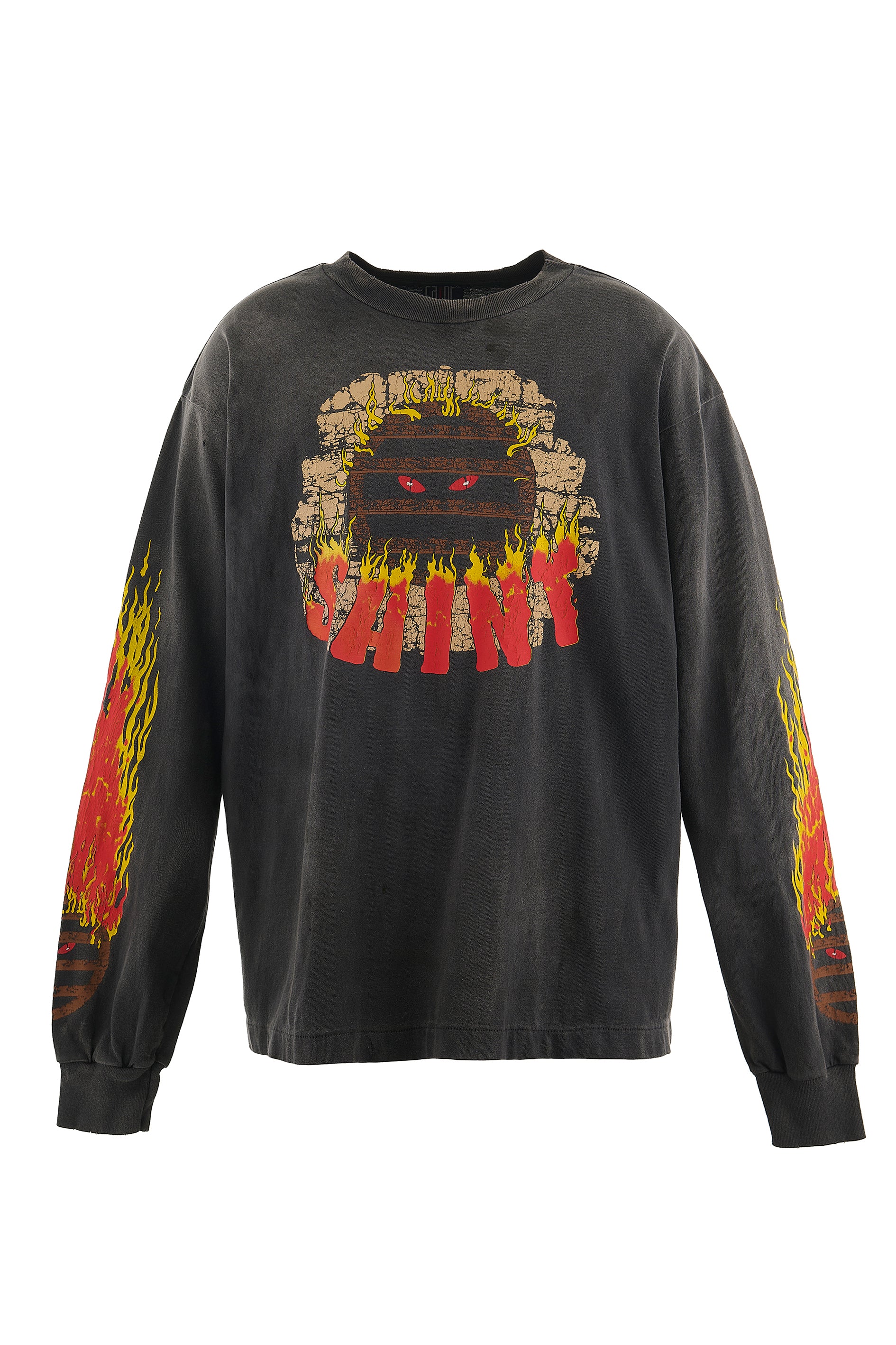 SAINT Mxxxxxx LS TEE/LIVE IN HELL / BLK