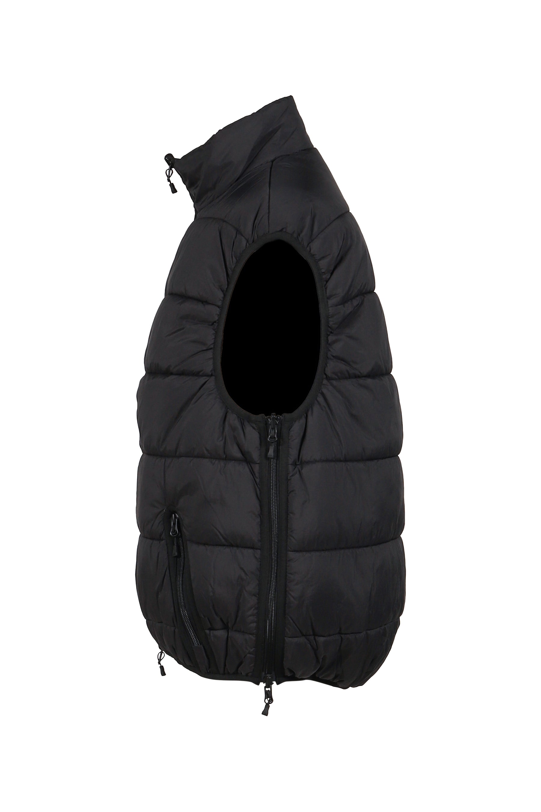TECH REVERSIBLE CLIMBERS PUFF VEST / BLK BRW