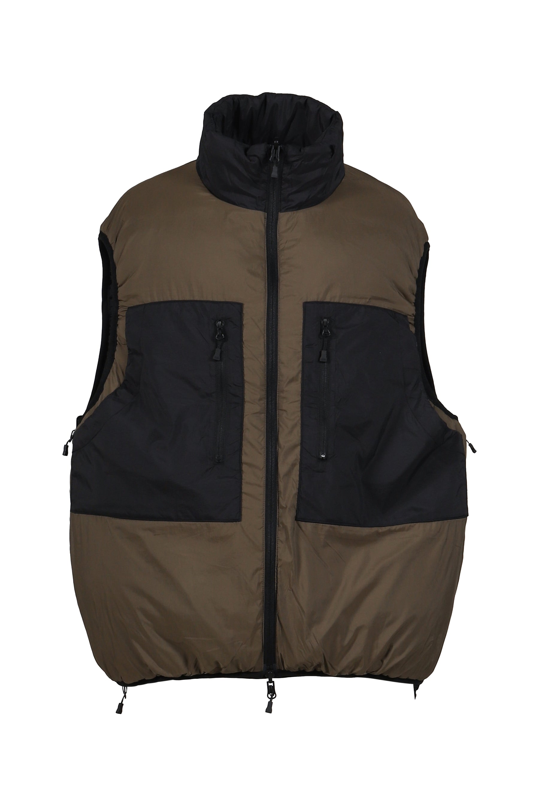 DAIWA PIER39 TECH REVERSIBLE CLIMBERS PUFF VEST / BLACK BRW