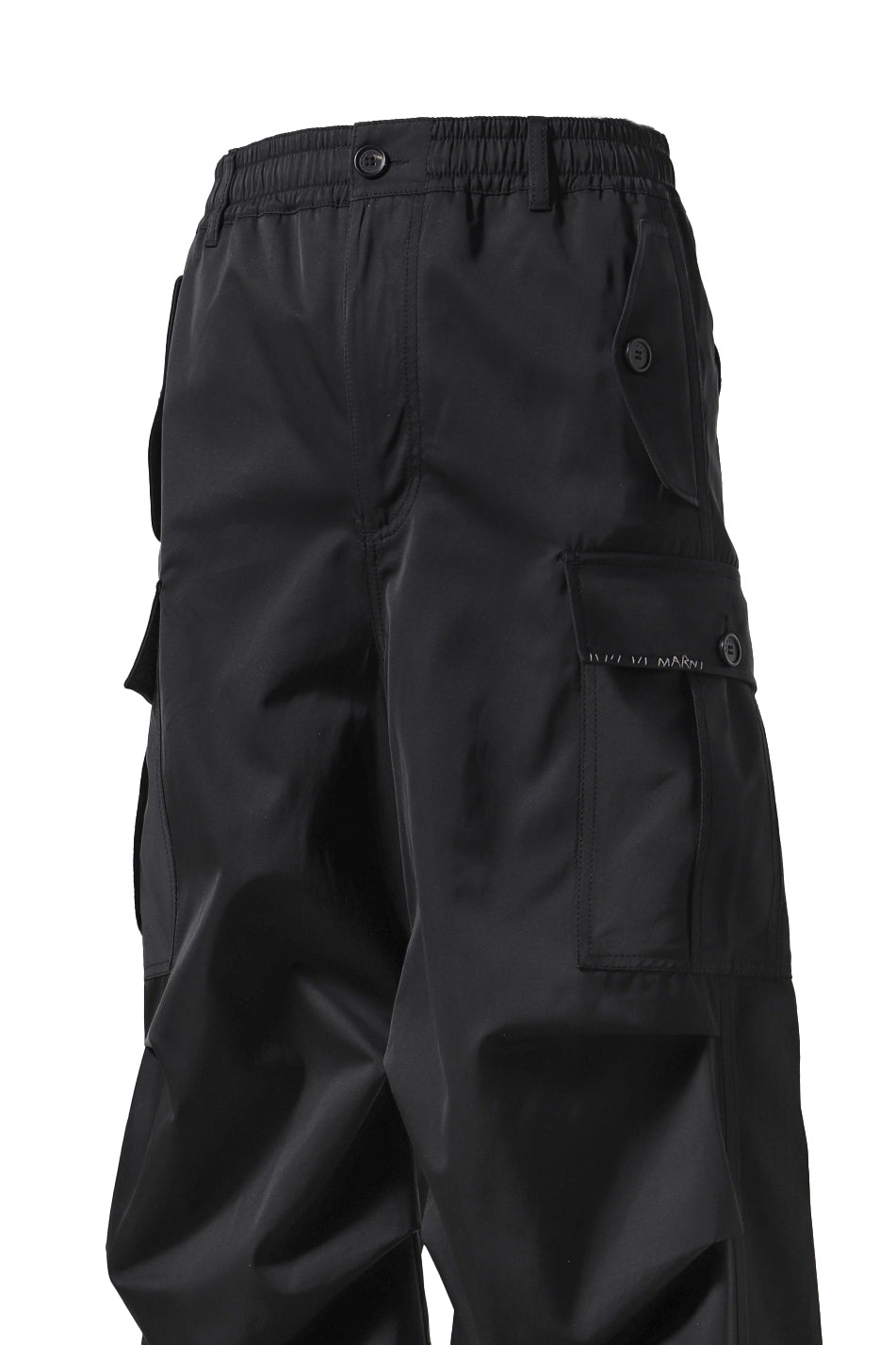 MARNI マルニ レザー カーゴパンツ サスペンダーパンツ MARNI マルニ SS26 PANT / BLK - NUBIAN ヌビアン