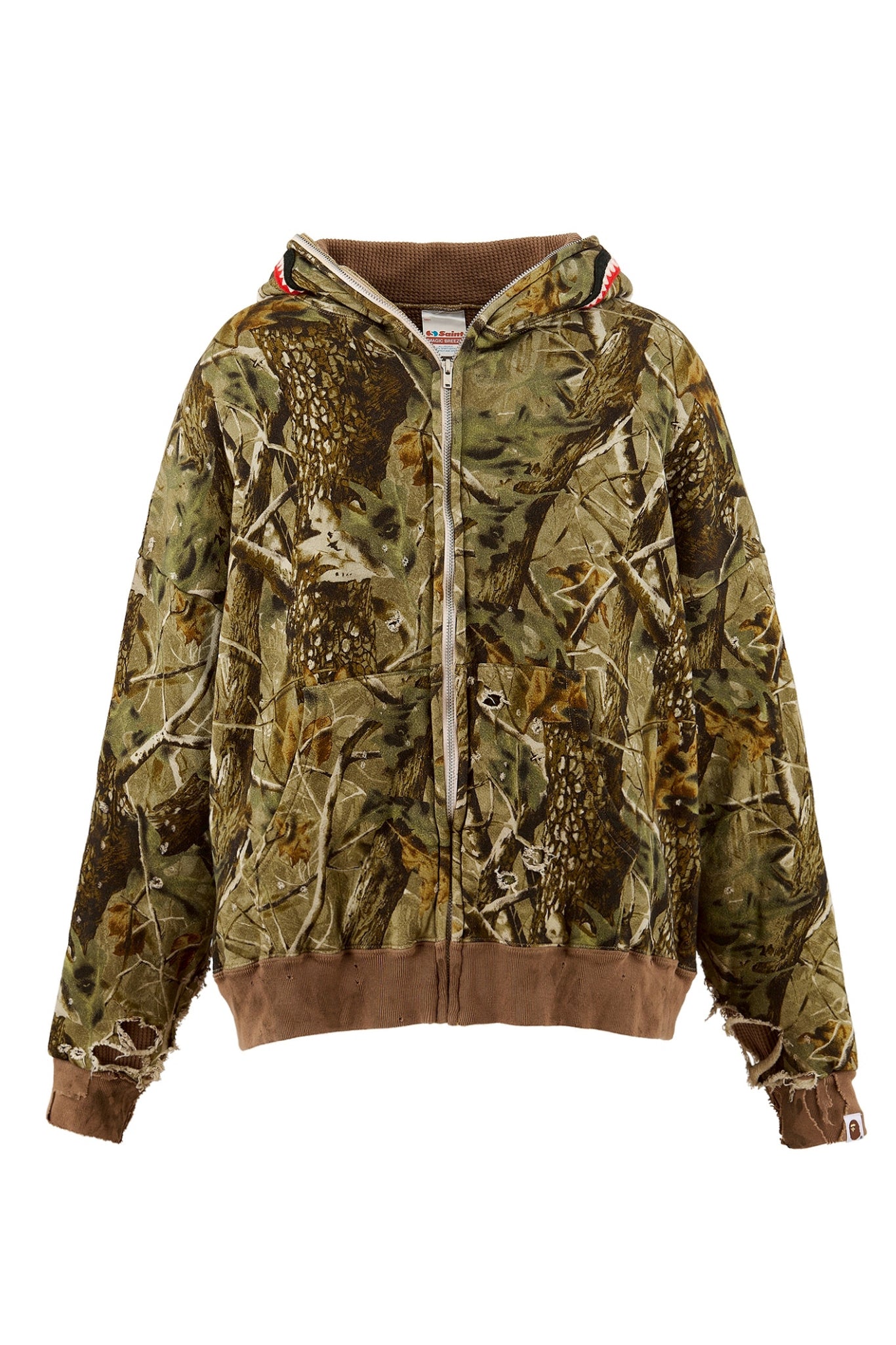 BAPE_ZIP HOODIE/SAHARK/CAMO / CAMO