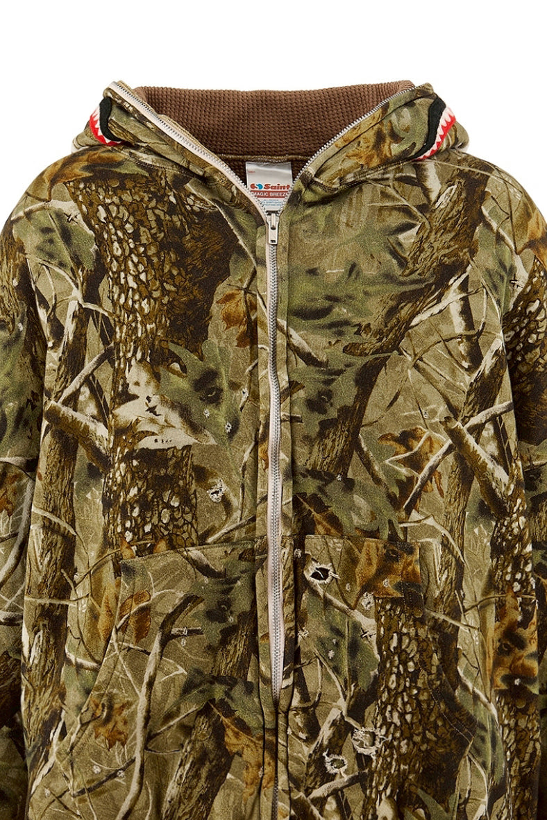 BAPE_ZIP HOODIE/SAHARK/CAMO / CAMO