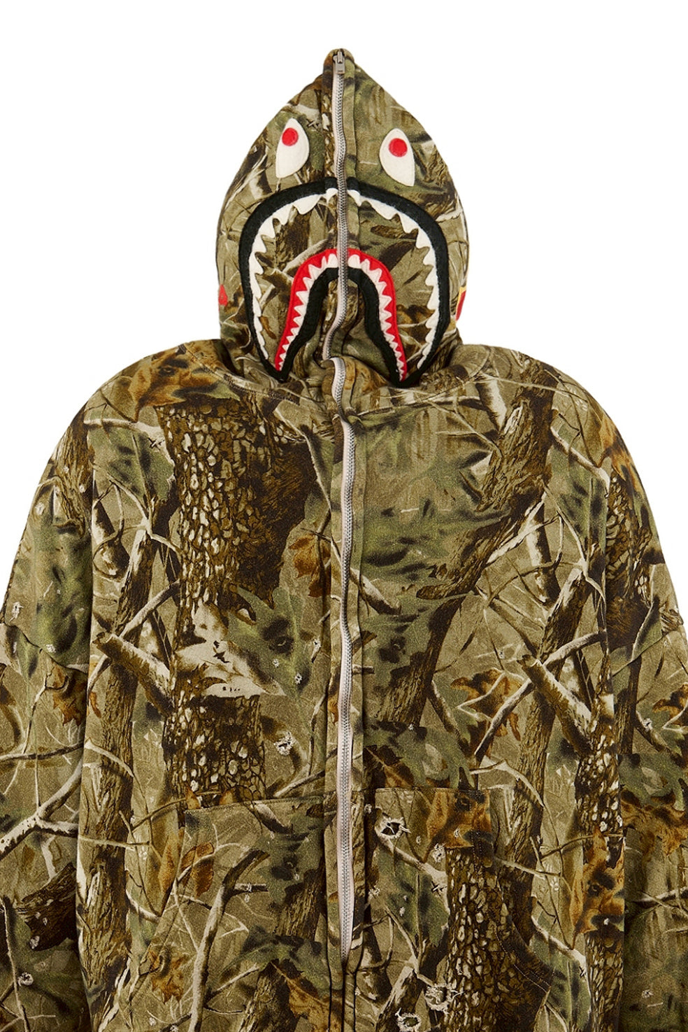 BAPE_ZIP HOODIE/SAHARK/CAMO / CAMO