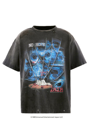 LAIN_SS T-SHIRT/NO HOPE / BLK