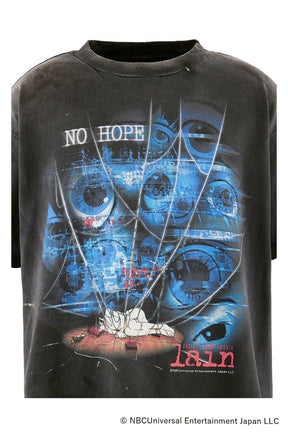 LAIN_SS T-SHIRT/NO HOPE / BLK