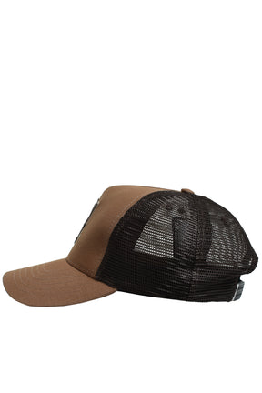 MA OUTLINE TRUCKER HAT / MALT 
