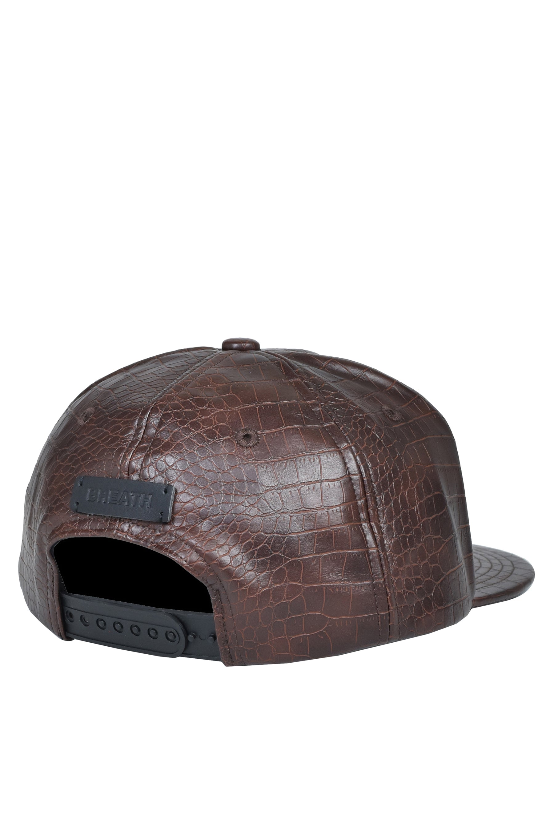 BH LOGO FAUX CROCODILE CAP / BRW