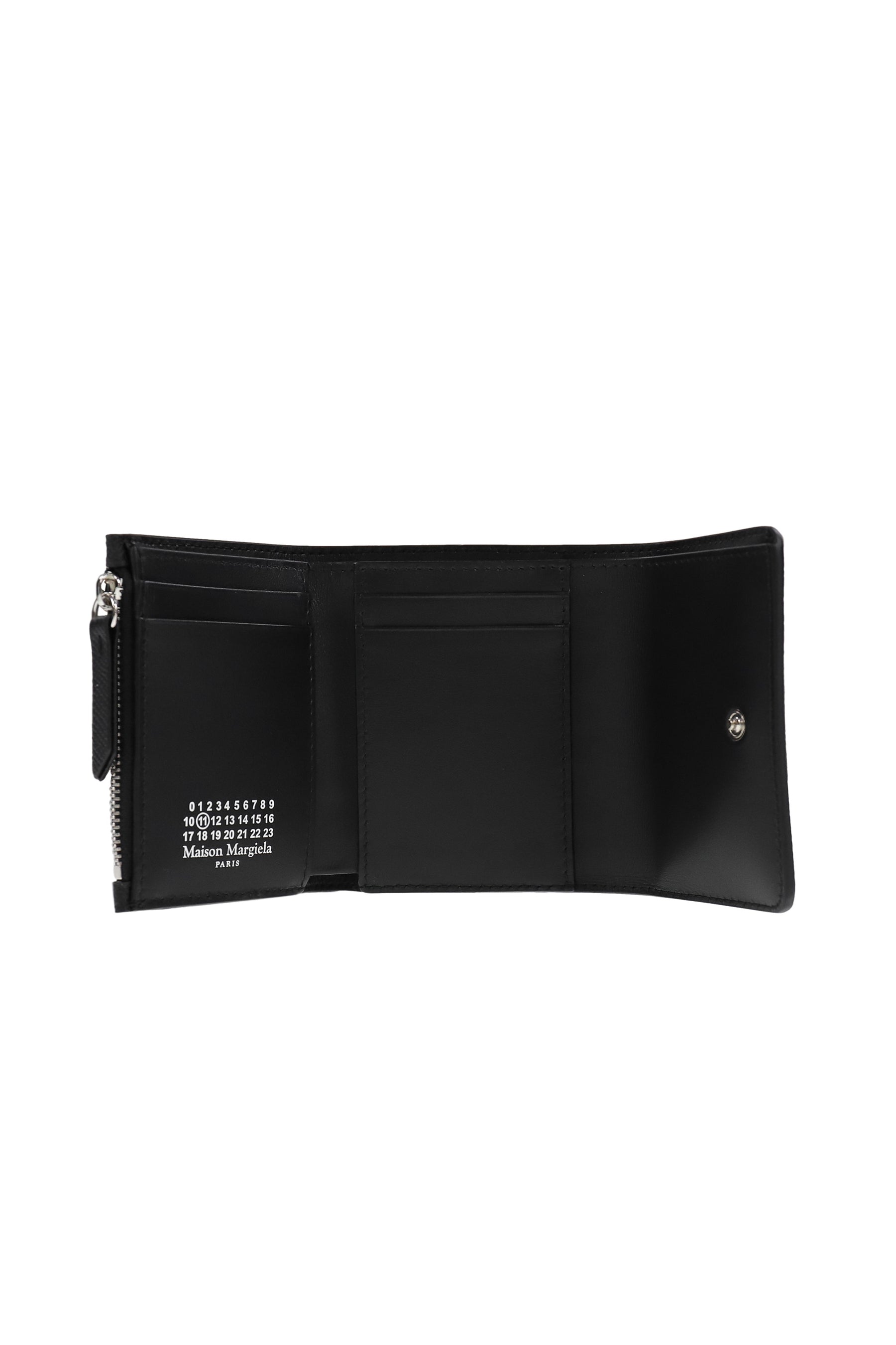 WALLET CLIP 3 WITH ZIP / BLK