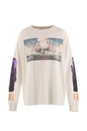 LS TEE/SAINT PICTURES/WH / WHT